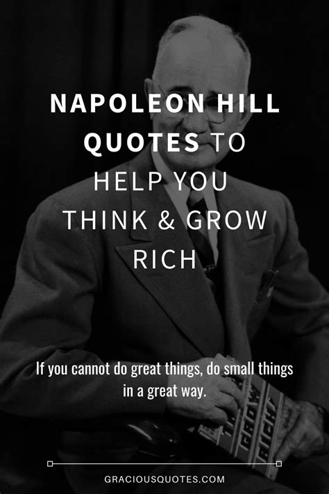 77 Napoleon Hill Quotes Think Grow Rich Artofit