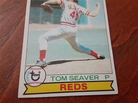 1979 Topps Tom Seaver Cincinnati Reds 100 Baseball Card EBay