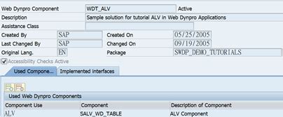 Web Dynpro for ABAP 4 SAP List Viewer in Web Dynpro ABAP 渔歌晚唱 博客园