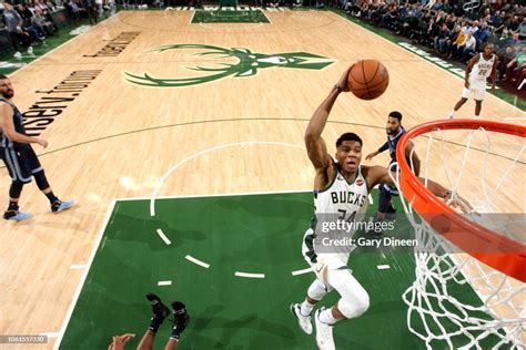 Giannis Antetokounmpo Of The Milwaukee Bucks Dunks The Ball Against News Photo Getty Images