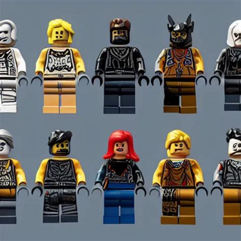 Lego Minifigures Of Overwatch Concept Art Dynamic Stable Diffusion