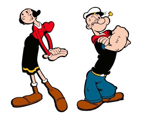 Popeye And Olive Oil Popeye And Olive Popeye Cartoon Popeye Olive Oyl