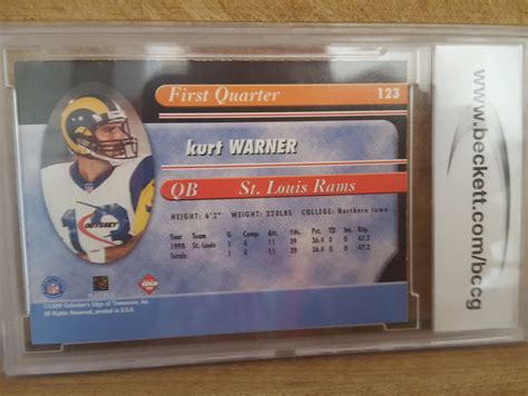 1999 Kurt Warner Rookie Card | Etsy