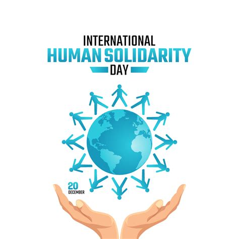 vector graphic of international human solidarity day good for international human solidarity day ...