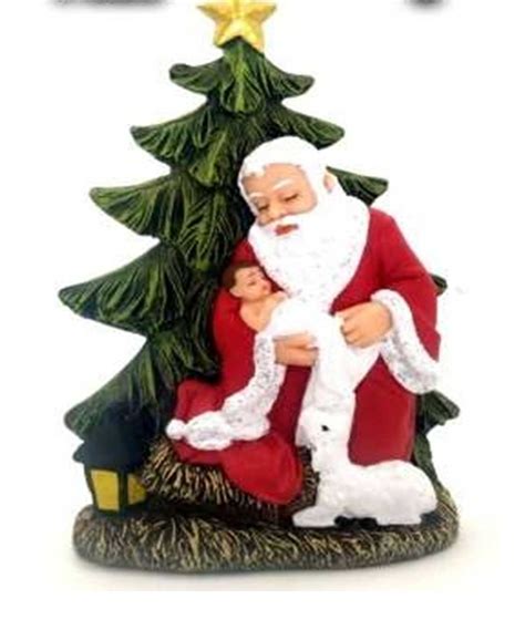 6 Inch Christmas Tree With Santa Claus Trinity Christmas