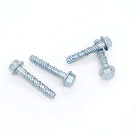 Hex Flange Head Masonry Screw Bolts Concrete Screw Anchor Masonry