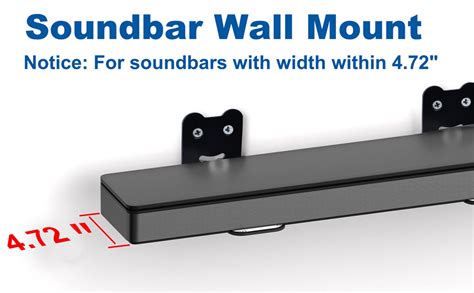 Amazon Suixing Sound Bar Mounts Universal Soundbar Wall Mount