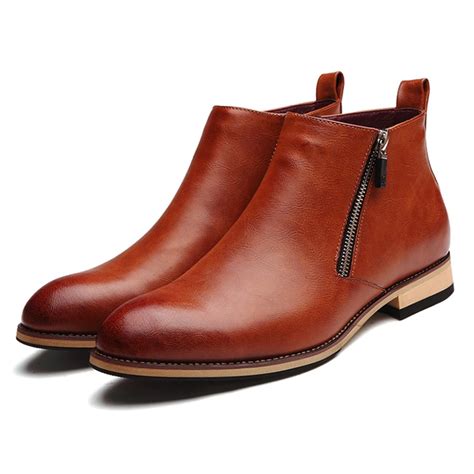 Get Stylish Chelsea Fashion Boots W Zipper At Boots By Fashion