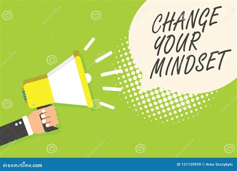 Writing Note Showing Change Your Mindset Business Photo Showcasing