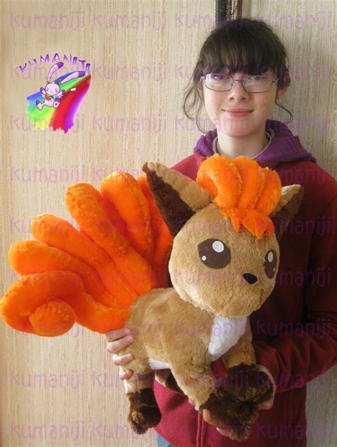 vulpix plush real size handmade by chocoloverx3 on DeviantArt