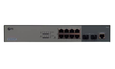 8-Port 1G Ethernet PoE+ Switch, 8 x PoE+ Ports @130W, with 2 x 1Gb SFP ...