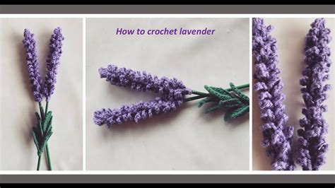 Crochet Lavender Flowers Easy And Beginner Friendly Sticks For Flower