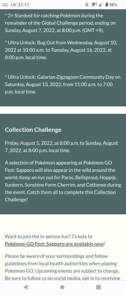 Pokémon Go Fest Sapporo—global Challenge And Ultra Unlock Pokemon