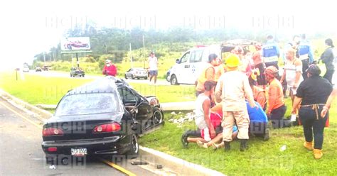 Brutal Accidente Vial Deja Pérdidas Materiales En Km 15 De La Carretera Hacia El Norte Hchtv