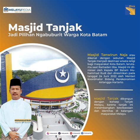 INFOGRAFIS Masjid Tanjak Jadi Pilihan Ngabuburit Warga Kota Batam