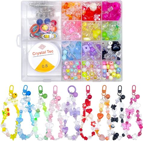 Amazon Xmada Pcs Acrylic Assorted Beads Aesthetic Beads Cute