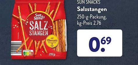 Sun Snacks Salzstangen Angebot Bei Aldi S D Prospekte De