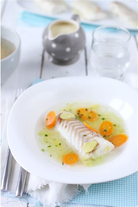 Dos de cabillaud en bouillon de légumes et sauce safranée chefNini