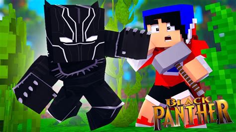 Minecraft Pantera Negra Aparece Vingadores Nitro Youtube