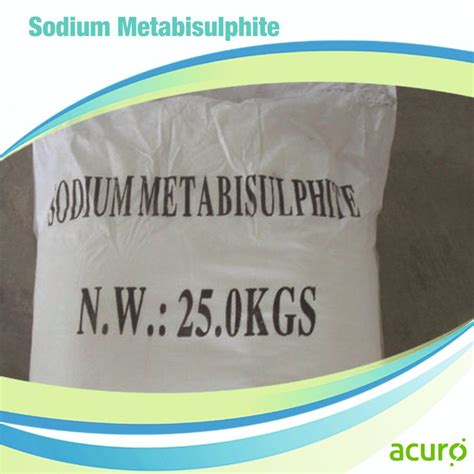 Powder Sodium Metabisulphite Packaging Type Bag Packaging Size