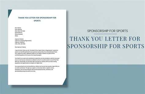 Corporate Sponsorship Thank You Letters Infoupdate Org