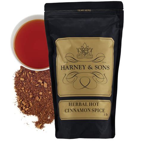 Amazon Harney Sons Herbal Hot Cinnamon Spice 16oz Loose Leaf Tea Grocery Gourmet Food