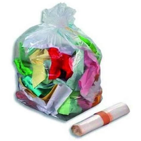 Sac Poubelle Transparent 110 Litres Lot De 100 Sacs 4 Rouleaux De