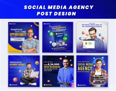 Social Media Agency Post Design | Client Work on Behance