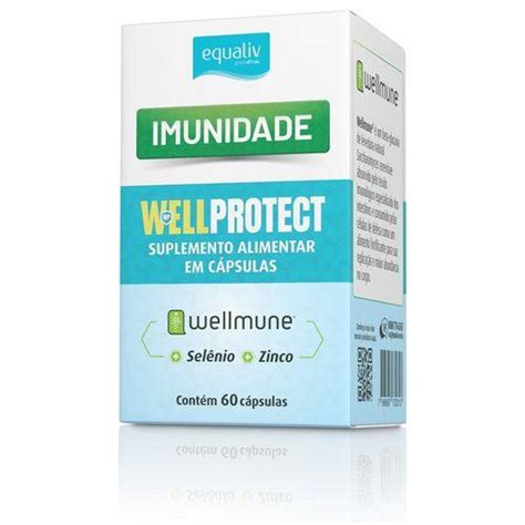 Wellmune Equaliv Wellprotect Imunidade Sel Nio Zinco Caps