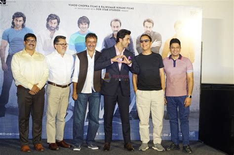 Rajkumar Hirani Bhushan Kumar Ranbir Kapoor Vidhu Vinod Chopra At