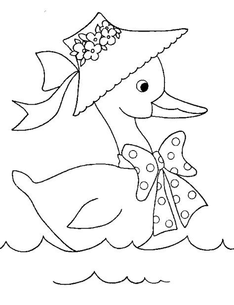 Dessins Gratuits Colorier Coloriage Canards Imprimer