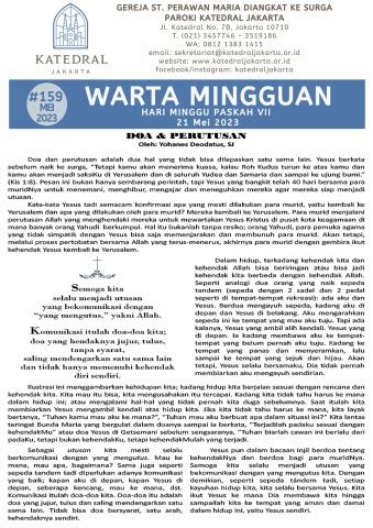 Warta Mingguan Paroki Katerdal 159 Pastorank7b Flip PDF AnyFlip