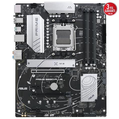 Asus Prime B650 PLUS CSM 6400MHz OC DDR5 Soket AM5 M 2 HDMI DP ATX