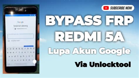 Bypass Frp Redmi A Via Unlocktool Youtube