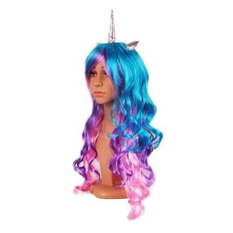 Unicorn Rainbow Wig Costume Party World