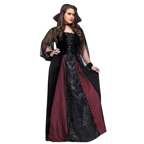 Goth Maiden Vampiress Adult Womens Plus Size Costume 161814