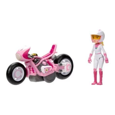 Super Mario Bros La Pelicula Peach Bike Racer Con Figura En Venta En