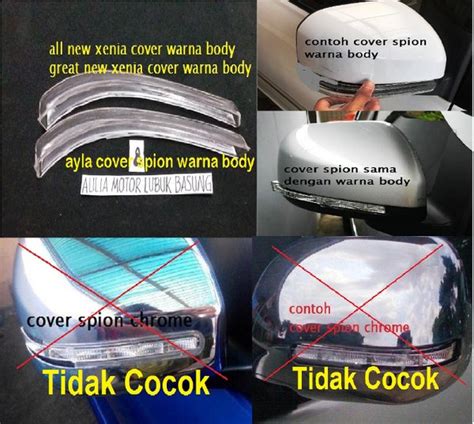 Jual Mika Kaca Lampu Sein Cover Spion All New Great Xenia Ayla Cover