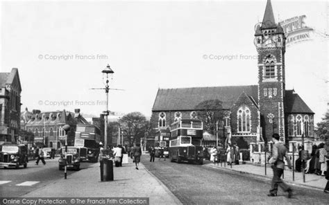 Neath Victoria Gardens Centre C1955 Francis Frith