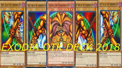 Yu Gi Oh Exodia Otk Deck July 2018 Ygopro Youtube