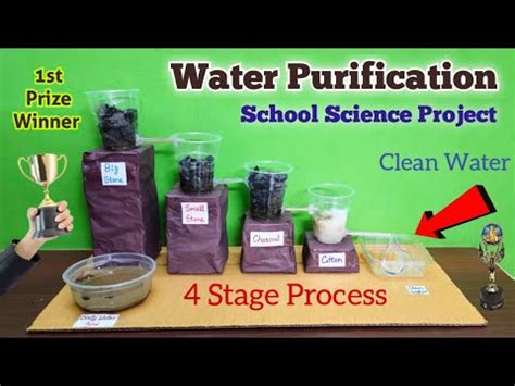 Water Purification Working Model Science Project Ideas Inspire