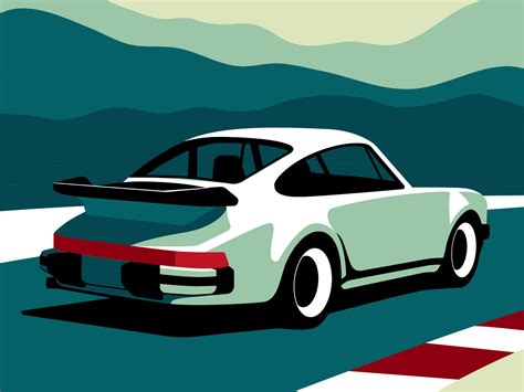 Porsche 911 Turbo by Axel Brzoska on Dribbble