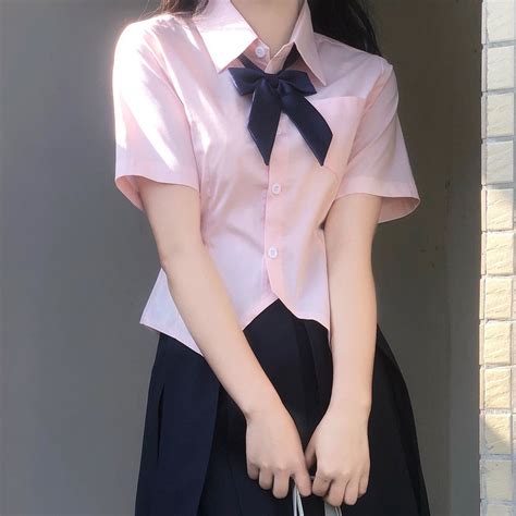 國中制服套裝 水手服 日系正統制服 學院風洋裝百褶裙 甜辣學院風短袖jk襯衫女2023新款收腰顯瘦制服襯衣設計感別致上衣 蝦皮購物