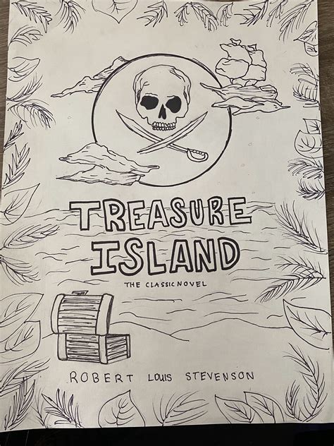 "Treasure Island" Book Cover on Behance