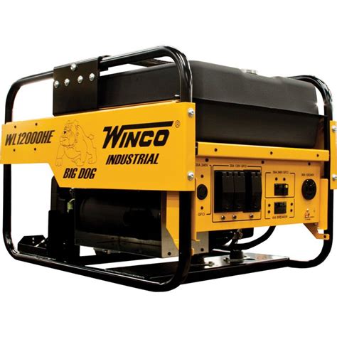 Winco Generators Wl12000he 03 A 50a Pkg Industrial Portable Cs6365