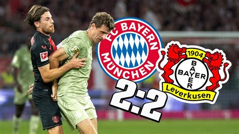 Elfmeter rettet Tabellenführung Bayern Leverkusen 2 2 Blitz Fazit