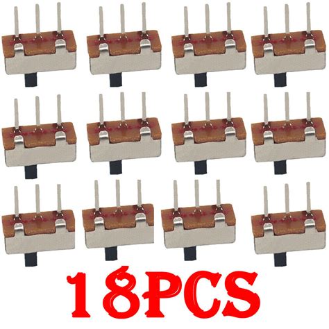 Micro Slide Switch 18pcs On Off 3 Pin Mini Toggle Pcb Ss12d00 Interruptor Ebay