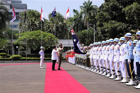 Menhan Prabowo Terima Kunjungan Kehormatan Panglima Angkatan Bersenjata