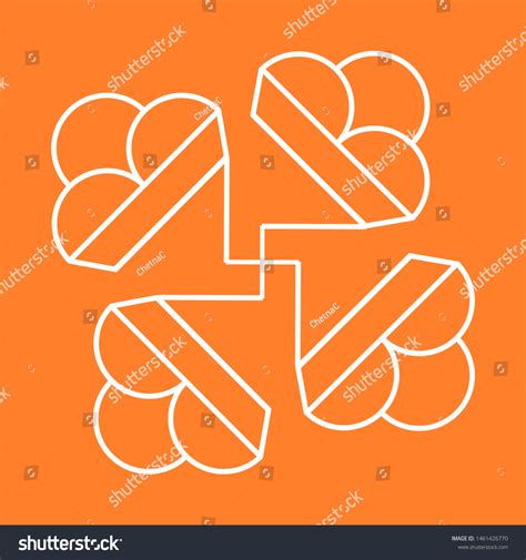 Traditional Indian Folk Art Known As Rangoli Royalty Free Stock Vector 1461426770