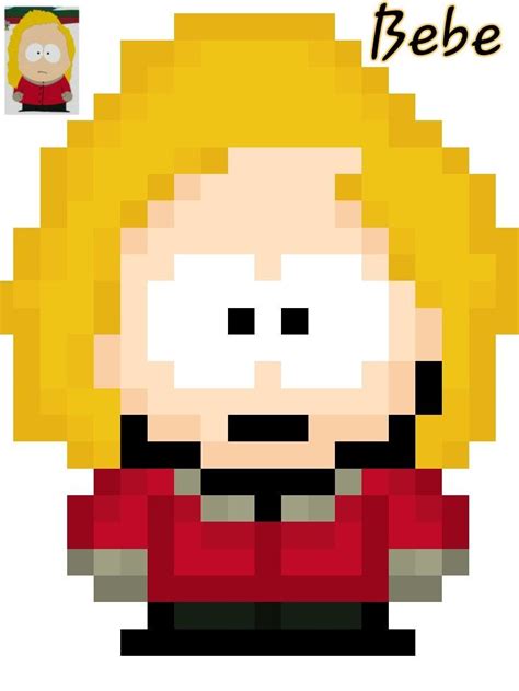 Pixel Art Bebe South Park Pixel Art Grid Pixel Art Pattern Tweek South Park